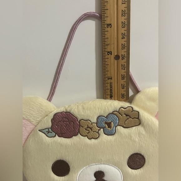 Korilakkuma Chairoikoguma Plush Wall Hanging with Pocket - Picture 9 of 9